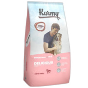Сухой корм Karmy Delicious Medium and Maxi, для собак средних и крупных пород телятина