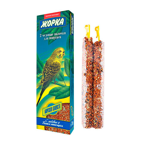 Жорка медовые палочки для попугаев морская капуста 2шт