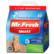 Mr. Fresh Древесный комкующийся для короткошерстных кошек наполнитель для кошачьего туалета
