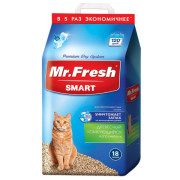 Mr. Fresh Древесный комкующийся для короткошерстных кошек наполнитель для кошачьего туалета