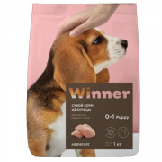 Winner сухой корм для щенков средних пород из курицы