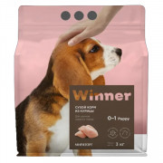Winner сухой корм для щенков средних пород из курицы