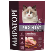 Winner Мираторг Pro Meat Корм сухой полнорационный для стерилизованных кошек старше 1 года, с индейкой