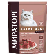 Winner Мираторг Extra Meat Корм сухой полнорационный для стерилизованных кошек старше 1 года, c нежной телятиной