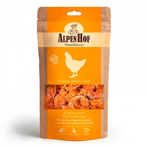 AlpenHof колечки из курицы для мелких собак и щенков