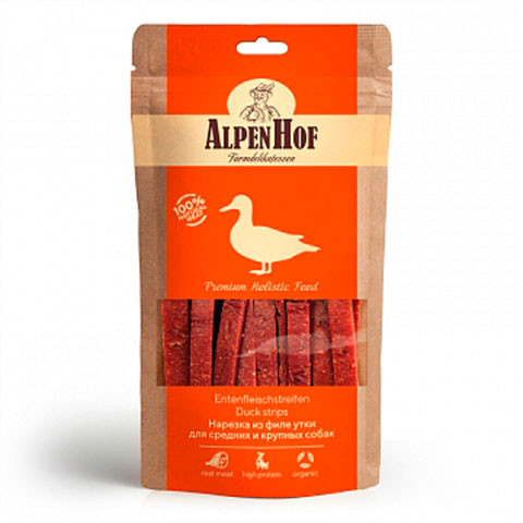 AlpenHof нарезка из филе утки для средних и крупных собак