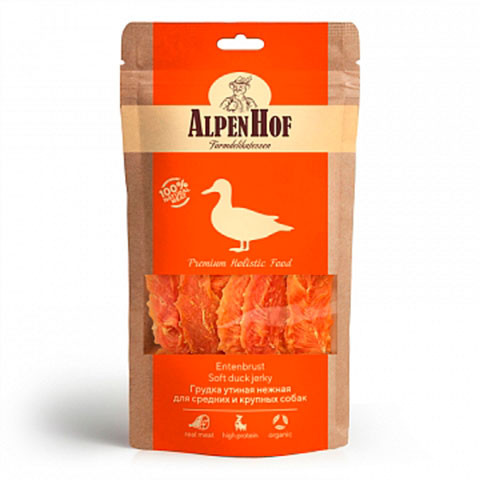 AlpenHof грудка утиная нежная для средних и крупных собак