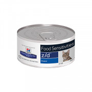 Hill's консервы для кошек Z/D полноценный диетический рацион при острых пищевых аллергиях