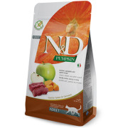 Farmina N&D беззерновой корм сухой для кошек оленина с тыквой и яблоком