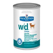 Hill's консервы для собак W/D полноценный диетический рацион при сахарном диабете, запорах, колитах