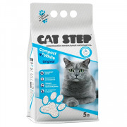Cat Step Compact White Original комкующийся минеральный наполнитель для кошачьего туалета
