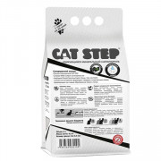 Cat Step Compact White Carbon комкующийся минеральный с активированным углем наполнитель для кошачьего туалета