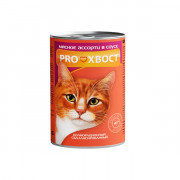 ПРОХВОСТ консервы для кошек с мясное ассорти в соусе