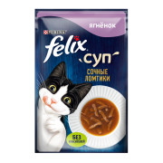 Felix пауч для кошек Суп Soup Juicy Slcn Сочные ломтики с ягненком