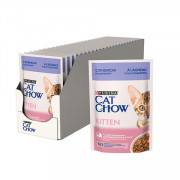 Cat Chow консервы для котят ягненок и кабачок