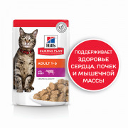 Hill's пауч для взрослых кошек Говядина