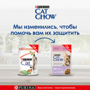 Cat Chow консервы для кошек с чувствительным пищеварением лосось и кабачок