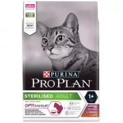 Сухой корм PRO PLAN Sterilised SAVOURY DUO с двойным вкусом для взрослых стерилизованных привередливых кошек, с уткой и с печенью