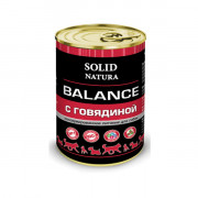Solid Natura Balance консервированный корм для собак говядина