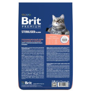 Brit Premium Cat Sterilised Salmon & Chicken корм сухой для стерилизованных кошек, с лососем и курицей
