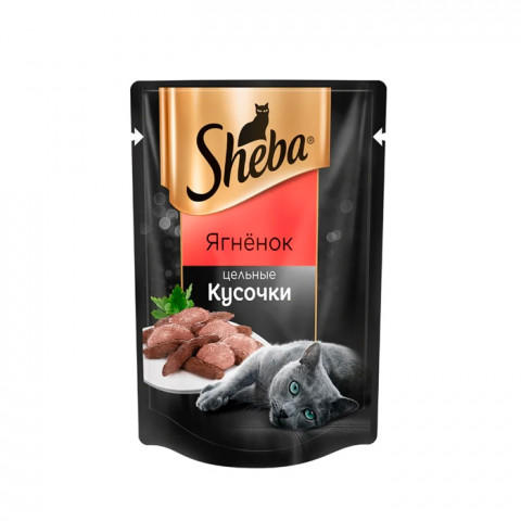 Sheba пауч ягненок кусочки
