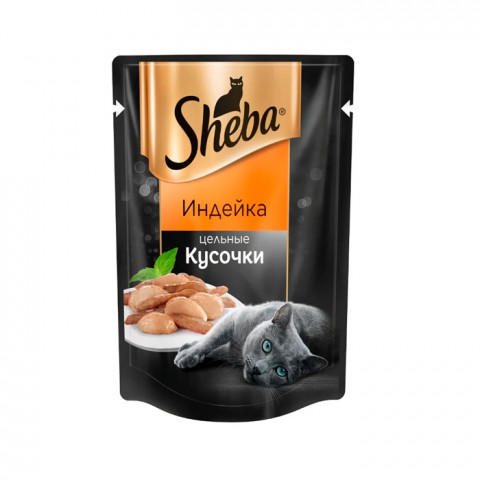 Sheba пауч индейка кусочки