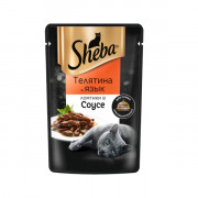Sheba корм консервированный для кошек телятина язык ломтики в соусе