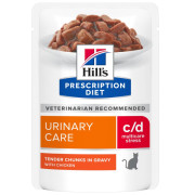 Hill's Prescription Diet c/d Multicare Stress Urinary Care влажный диетический корм для кошек для поддержания здоровья мочевыводящих путей с курицей