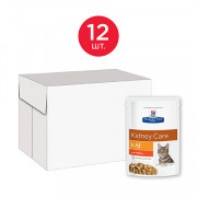 Hill's Prescription Diet k/d Kidney Care корм консервированный для кошек при заболеваниях почек, курица