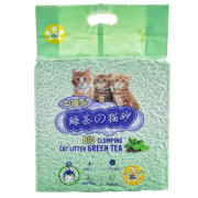 Hakase Arekkusu Тофу Зеленый чай комкующийся наполнитель для кошачьего туалета