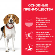 Hill's Science Plan Perfect Weight Medium корм сухой для собак средних пород, склонных к набору веса, курица
