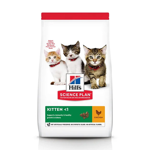 Hill's Science Plan корм сухой для котят, курица