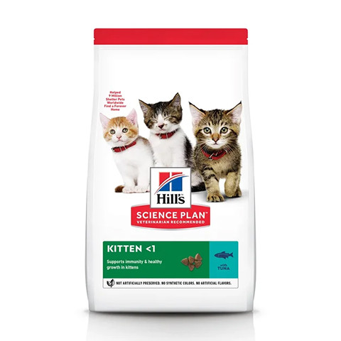 Hill's Science Plan корм сухой для котят, тунец