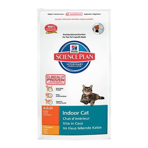 Hill's сухой корм для кошек INDOOR живущие в помещении