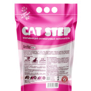 Cat Step Arctic Pink впитывающий силикагелевый наполнитель для кошачьего туалета