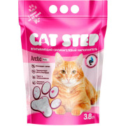 Cat Step Arctic Pink впитывающий силикагелевый наполнитель для кошачьего туалета