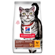 Hill's Science Plan Hairball Indoor корм сухой для домашних кошек вывод шерсти из желудка, курица