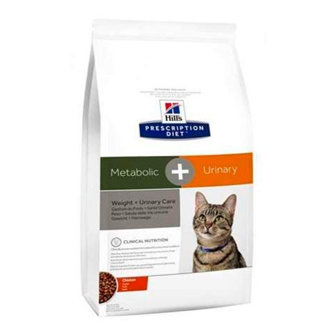 Hill's сухой корм для кошек Metabolic + Urinary полноценный диетический рацион при коррекции веса
