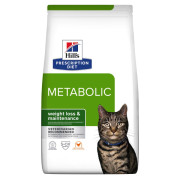 Hill's Prescription Diet Metabolic Weight Management корм сухой для кошек для лёгкого снижения и контроля веса с учётом всех потребностей кошек, курица