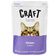 Craft farm Kitten пауч для котят Курица в соусе