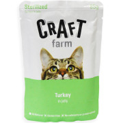 Craft farm Sterilized пауч для стерилизованных кошек Индейка в желе