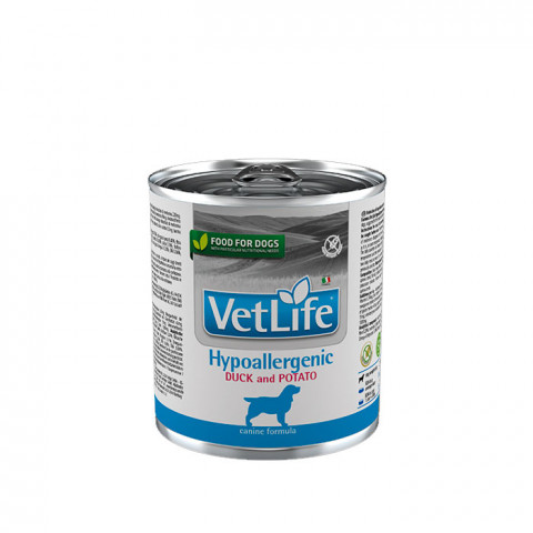 FARMINA VET LIFE DOG HYPO DUCK and POTATO консервы паштет для собак гипоалергенный Утка и Картофель