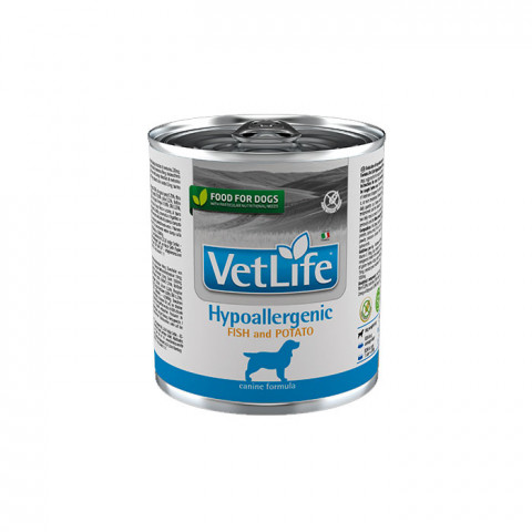 FARMINA VET LIFE DOG HYPO FISH and POTATO консервы паштет для собак гипоалергенный Рыба и Картофель