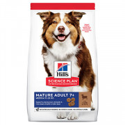 Hill's Science Plan Mature Adult 7+ Medium Breed корм сухой для пожилых собак средних пород, ягненок
