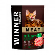 Winner Meat Корм сухой полнорационный для взрослых кошек старше 1 года с сочным ягненком