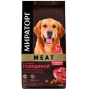 Winner Мираторг Meat корм сухой для взрослых собак средних и крупных пород с сочной говядиной