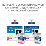 Hill's Prescription Diet d/d Food Sensitivities корм сухой для собак для поддержания здоровья кожи, при пищевой аллергии, утка