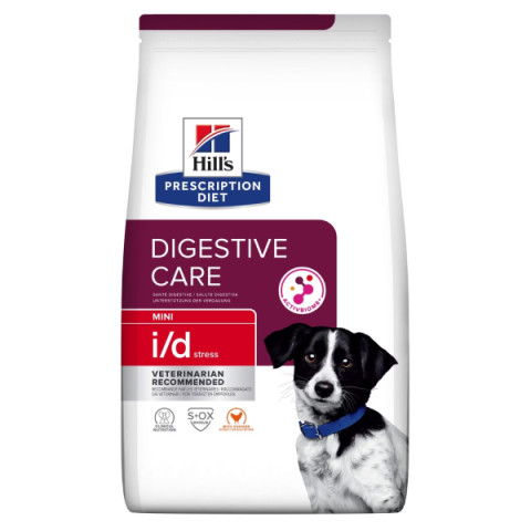 Hill's Prescription Diet i/d Stress Mini Digestive Care корм сухой для собак мелких пород для поддержания здоровья ЖКТ, при стрессе, курица