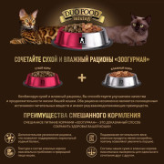 Зоогурман Sterilized корм сухой для стерилизованных кошек и кастрированных котов Индейка
