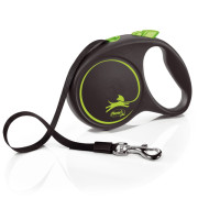 Flexi Black Design поводок-рулетка tape L 5м 50кг
